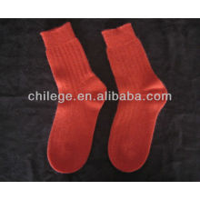cable pure cashmere knitted socks